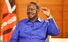 File image of Azimio la Umoja leader Raila Odinga